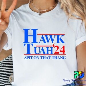 Hawk Tuah 2024 spit on that thang trendy meme adult humor Shirt, birthday gift
